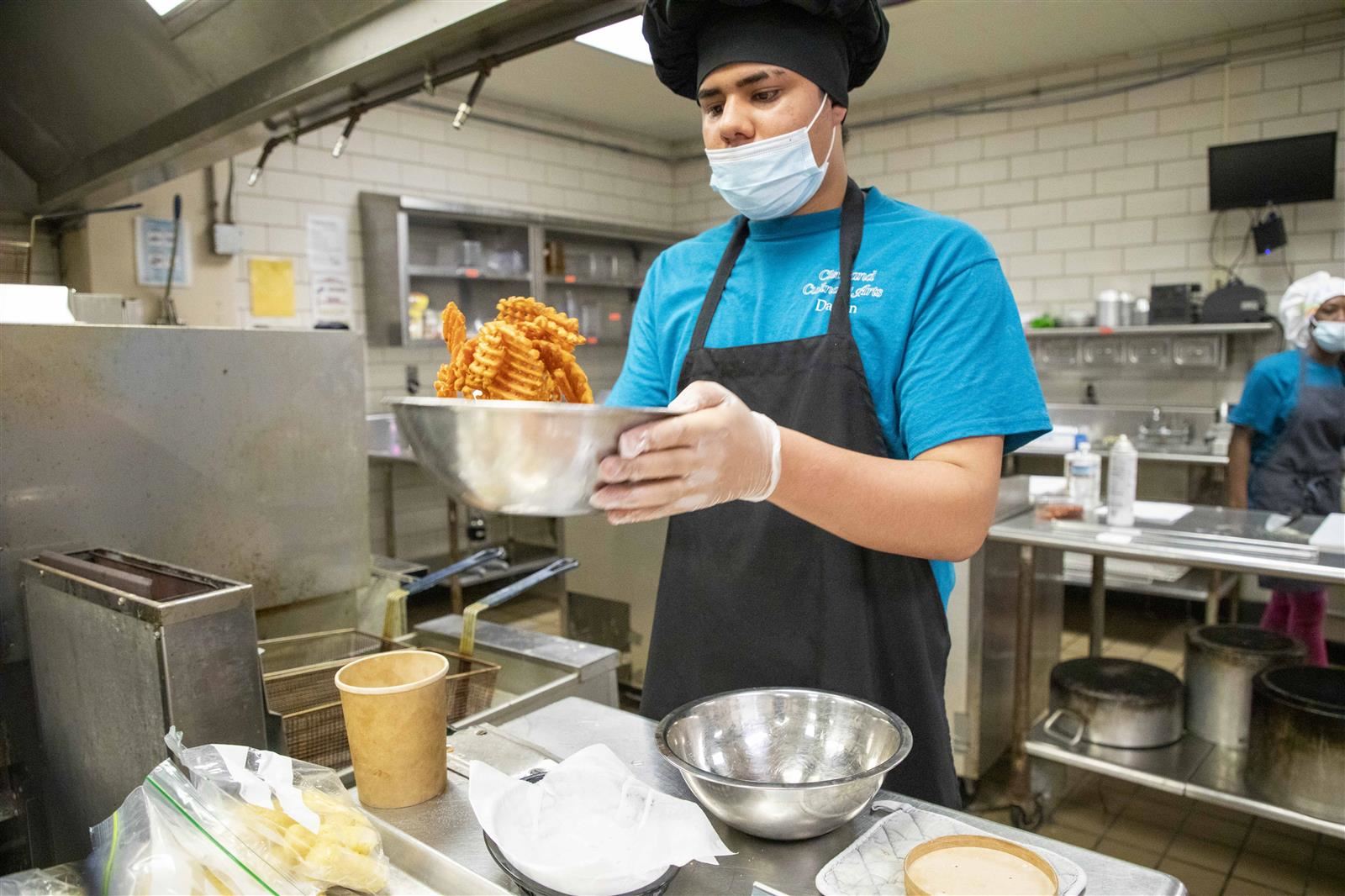  Students are learning to be chef while operating The Executive Grille 
